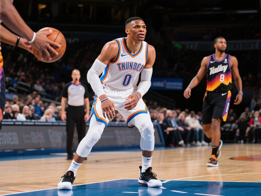 威少末节手感冰凉两次上篮不中,前三节30分末节颗粒无收 针对威少这场比赛的表现,我们可以总结出一