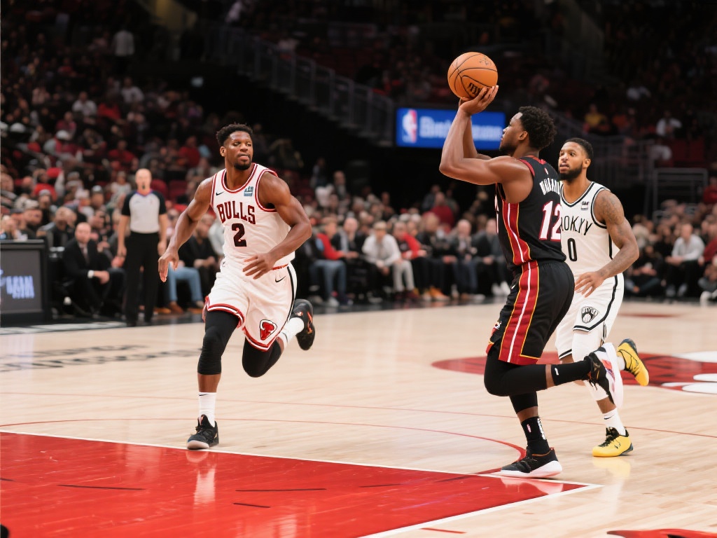 在篮球赛场上，团队配合与个人技术的完美结