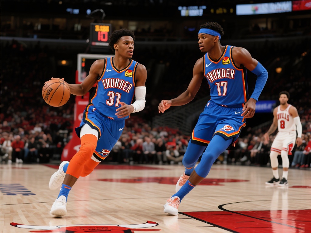 以赛亚-乔狂砍31分,亚历山大27+12助雷霆主场碾压公牛 本场比赛,雷霆队的两位核心球员以赛亚-乔